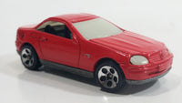 Rare 1997 Hot Wheels Mercedes SLK Red Die Cast Toy Car Vehicle