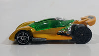 2002 Hot Wheels First Editions Open Road-Ster Pearl Dark Yellow Die Cast Toy Race Car Vehicle