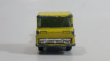 Vintage Yatming Semi Delivery Truck Bright Yellow Die Cast Toy Car Vehicle