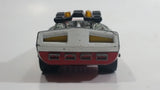Vintage 1972 Lesney Matchbox Speed Kings Bandeloro White and Orange Die Cast Toy Car Vehicle with Lifting Canopy