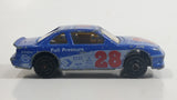 Vintage Majorette Supers No. 217/8 Stock Car #28 Blue 1/60 Scale Die Cast Toy Race Car Vehicle
