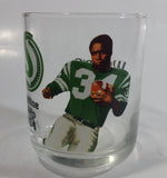 Wiser's Canadian Whiskey CFL Canadian Football League Saskatchewan Roughriders Team George Reed Player #34 4" Tall Glass Whiskey Cup