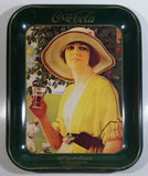 Vintage 1980 60th Anniversary of Coca-Cola in Vancouver 1920-1980 Yellow Dress Woman Official Tray