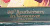 Vintage 1980 60th Anniversary of Coca-Cola in Vancouver 1920-1980 Yellow Dress Woman Official Tray