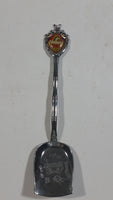 Reno, Nevada Rainbow Themed Metal Spoon with Engraved Shovel Shaped Bowl