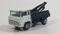 Yatming Wrecker Salvage Tow Truck Black and White Die Cast Toy Car Wrecking Towing Vehicle China