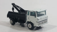 Yatming Wrecker Salvage Tow Truck Black and White Die Cast Toy Car Wrecking Towing Vehicle China