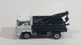 Yatming Wrecker Salvage Tow Truck Black and White Die Cast Toy Car Wrecking Towing Vehicle China