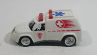 1997 Hot Wheels Ambulance White Die Cast Toy Car Emergency Vehicle - McDonald's Happy Meal