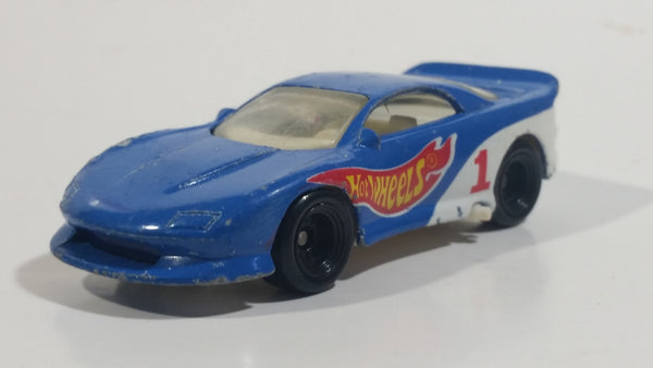 1993 Hot Wheels '93 Camaro Blue Die Cast Toy Race Car Vehicle McDonald's Happy Meal