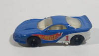 1993 Hot Wheels '93 Camaro Blue Die Cast Toy Race Car Vehicle McDonald's Happy Meal