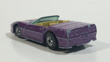 1990 Hot Wheels Color Racers II '83 Custom Corvette Convertible Purple Blue Die Cast Toy Car Vehicle