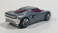 2004 Hot Wheels Roll-Up Raceway Lotus Project M250 Grey Die Cast Toy Super Car Vehicle