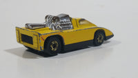 1981 Hot Wheels Cannonade Yellow Die Cast Toy Race Car Vehicle w/ Opening Hood - Hong Kong