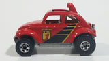 1998 Hot Wheels Baja Bug Volkswagen VW Beetle Red Die Cast Toy Car Vehicle