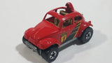 1998 Hot Wheels Baja Bug Volkswagen VW Beetle Red Die Cast Toy Car Vehicle