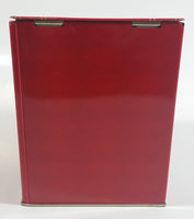 Coca-Cola Coke Soda Pop Drink Beverage Refresh Yourself 5 1/2" Tall Tin Metal Hinged Lid Container