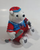 2004 Athens Summer Olympic Games Coca-Cola Coke Soda Pop Drink Beverage 5" Tall Can Shaped Tin Metal Container with Polar Bear Holding Bottle Stuffed Plush Teddy