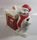 Houston Harvest Drink Coca-Cola In Bottles Coke 10 1/2" Tall Large Vending Machine With Polar Shaped Ceramic Cookie Jar