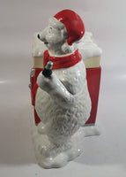 Houston Harvest Drink Coca-Cola In Bottles Coke 10 1/2" Tall Large Vending Machine With Polar Shaped Ceramic Cookie Jar