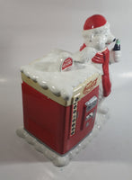 Houston Harvest Drink Coca-Cola In Bottles Coke 10 1/2" Tall Large Vending Machine With Polar Shaped Ceramic Cookie Jar