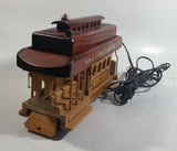 San Francisco Cable Car Highly Detailed Wooden Trolley Street Car Shaped Telephone with Cable Car Ring