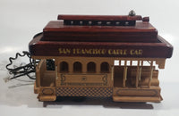 San Francisco Cable Car Highly Detailed Wooden Trolley Street Car Shaped Telephone with Cable Car Ring