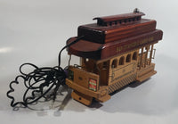 San Francisco Cable Car Highly Detailed Wooden Trolley Street Car Shaped Telephone with Cable Car Ring