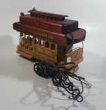 San Francisco Cable Car Highly Detailed Wooden Trolley Street Car Shaped Telephone with Cable Car Ring