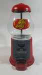 Jelly Belly Metal and Glass Globe Red Colored 9" Tall Jelly Bean Candy Dispenser