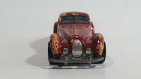 1988 Hot Wheels Auto Magic II Talbot Lago Burgundy Die Cast Toy Car Vehicle WW