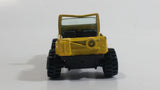 Vintage Yatming Jeep 4x4 Yellow No. 1092 Die Cast Toy Car Vehicle