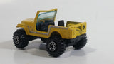 Vintage Yatming Jeep 4x4 Yellow No. 1092 Die Cast Toy Car Vehicle