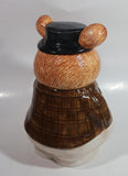 Rat Mole Style Brown Businessman Suit Outfit Ceramic Cookie Jar