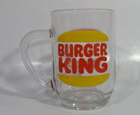 Vintage Hires Root Beer Soda Pop Beverage Burger King Restaurants Clear Large Round Glass Mug