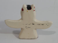 Horseshoe Bay, B.C. Bird Themed Totem Pole Shaped Ceramic Salt or Pepper Shaker Souvenir Travel Collectible