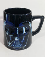 Disney Star Wars Darth Vader 24 oz. Dark Blue and Black Embossed Ceramic Coffee Mug Cup