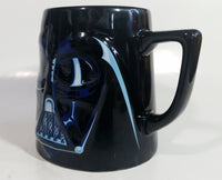 Disney Star Wars Darth Vader 24 oz. Dark Blue and Black Embossed Ceramic Coffee Mug Cup