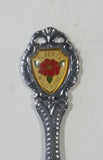 Alberta Wild Rose Metal Spoon Souvenir Travel Collectible