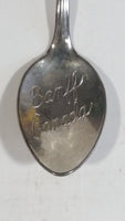 Banff Alberta Canada Metal Spoon with Grizzly Bear Charm Souvenir Travel Collectible