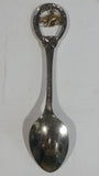 Banff Alberta Canada Metal Spoon with Grizzly Bear Charm Souvenir Travel Collectible