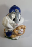 1993 Warner Bros. Looney Tunes Bugs Bunny Baseball Player Ceramic Cookie Jar Cartoon Collectible