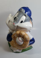 1993 Warner Bros. Looney Tunes Bugs Bunny Baseball Player Ceramic Cookie Jar Cartoon Collectible