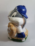 1993 Warner Bros. Looney Tunes Bugs Bunny Baseball Player Ceramic Cookie Jar Cartoon Collectible