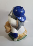 1993 Warner Bros. Looney Tunes Bugs Bunny Baseball Player Ceramic Cookie Jar Cartoon Collectible