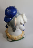 1993 Warner Bros. Looney Tunes Bugs Bunny Baseball Player Ceramic Cookie Jar Cartoon Collectible