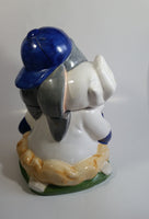 1993 Warner Bros. Looney Tunes Bugs Bunny Baseball Player Ceramic Cookie Jar Cartoon Collectible