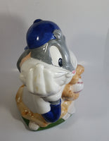 1993 Warner Bros. Looney Tunes Bugs Bunny Baseball Player Ceramic Cookie Jar Cartoon Collectible