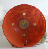 Vintage Mid Century Boudoir Lady Wearing Fabric Dress Lamp Light