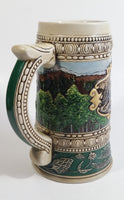 ﻿1990 Ceramarte Coors Brewing Company 1935 Print Advertisement Hand Painted Ceramic Beer Stein Made in Brazil